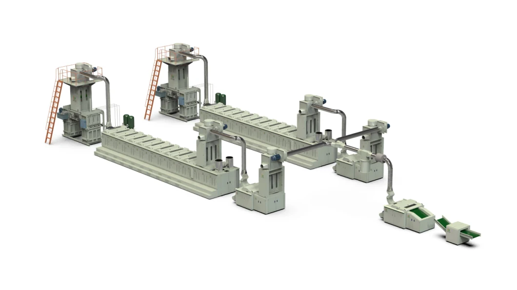 Hot Sell Textile Machine for Waste Textile/Fabric/Cutting/Rags/Garment Recycling Line Machine