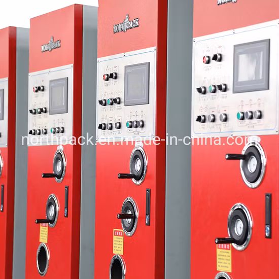 Macchina da stampa a inchiostro flessografico all'avanguardia ad alta velocità per il taglio e la fustellatura di scatole di cartone ondulato